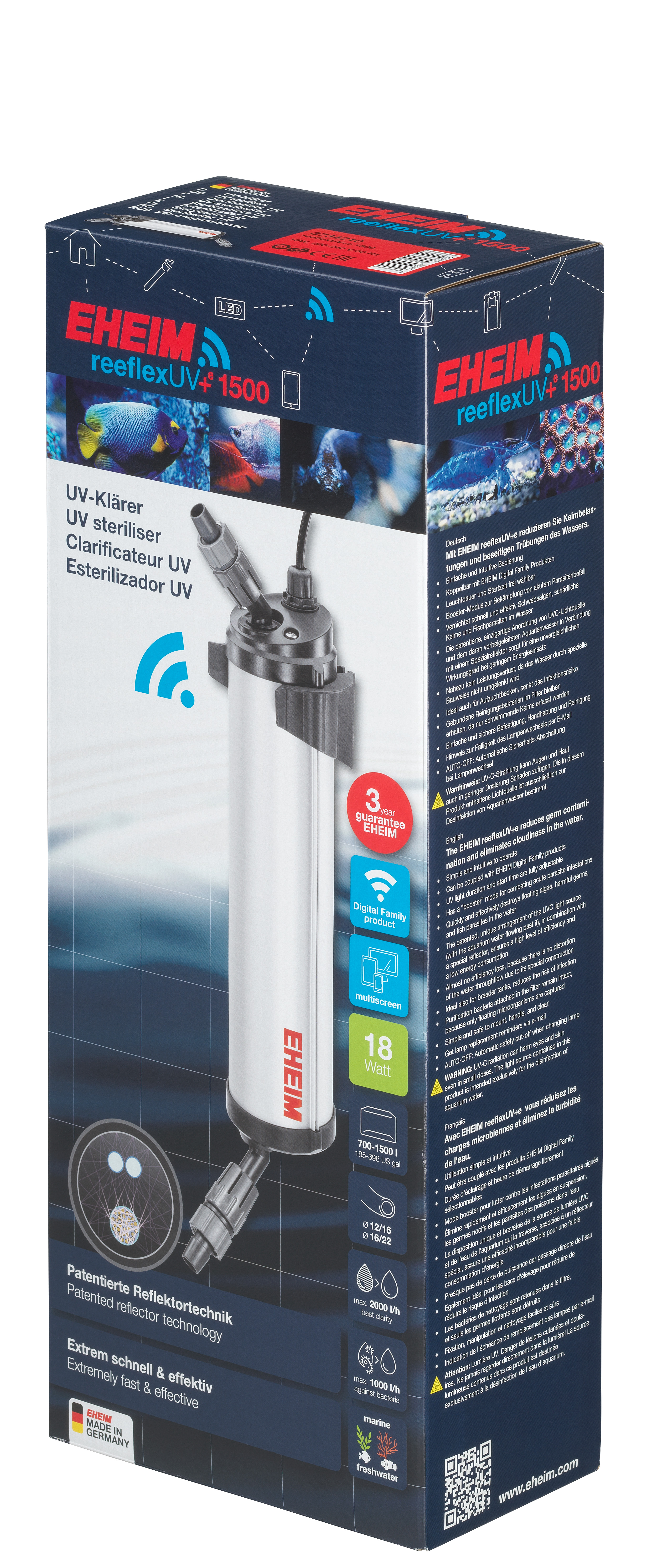 The smart UV clarifier | EHEIM GmbH & Co. KG. Leading aquarium 