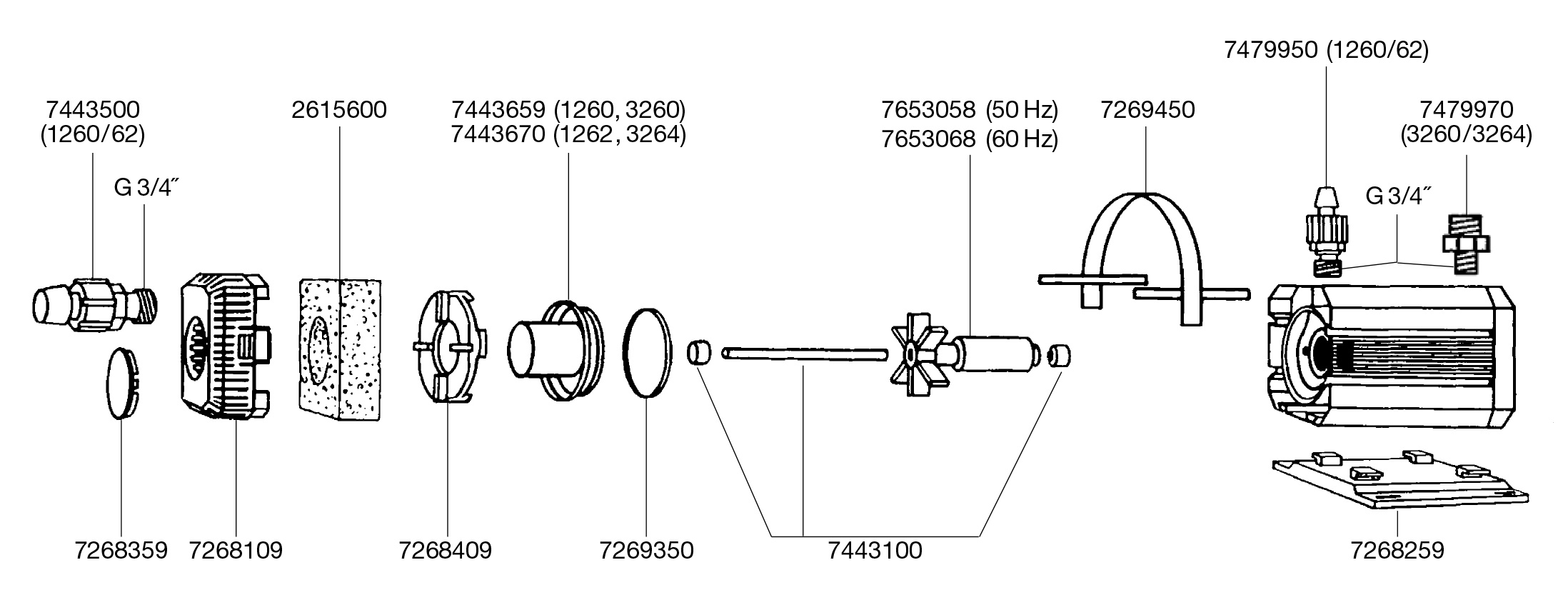 Universal Pump (1262 / 3400) - Eheim 