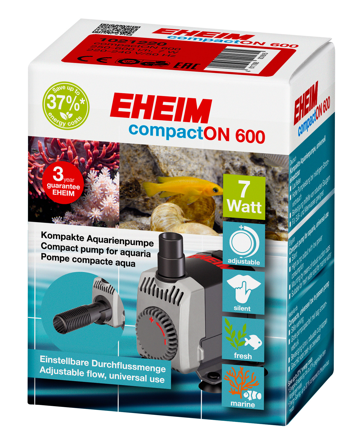 EHEIM Compact ON Bombas de agua para acuarios y estanques